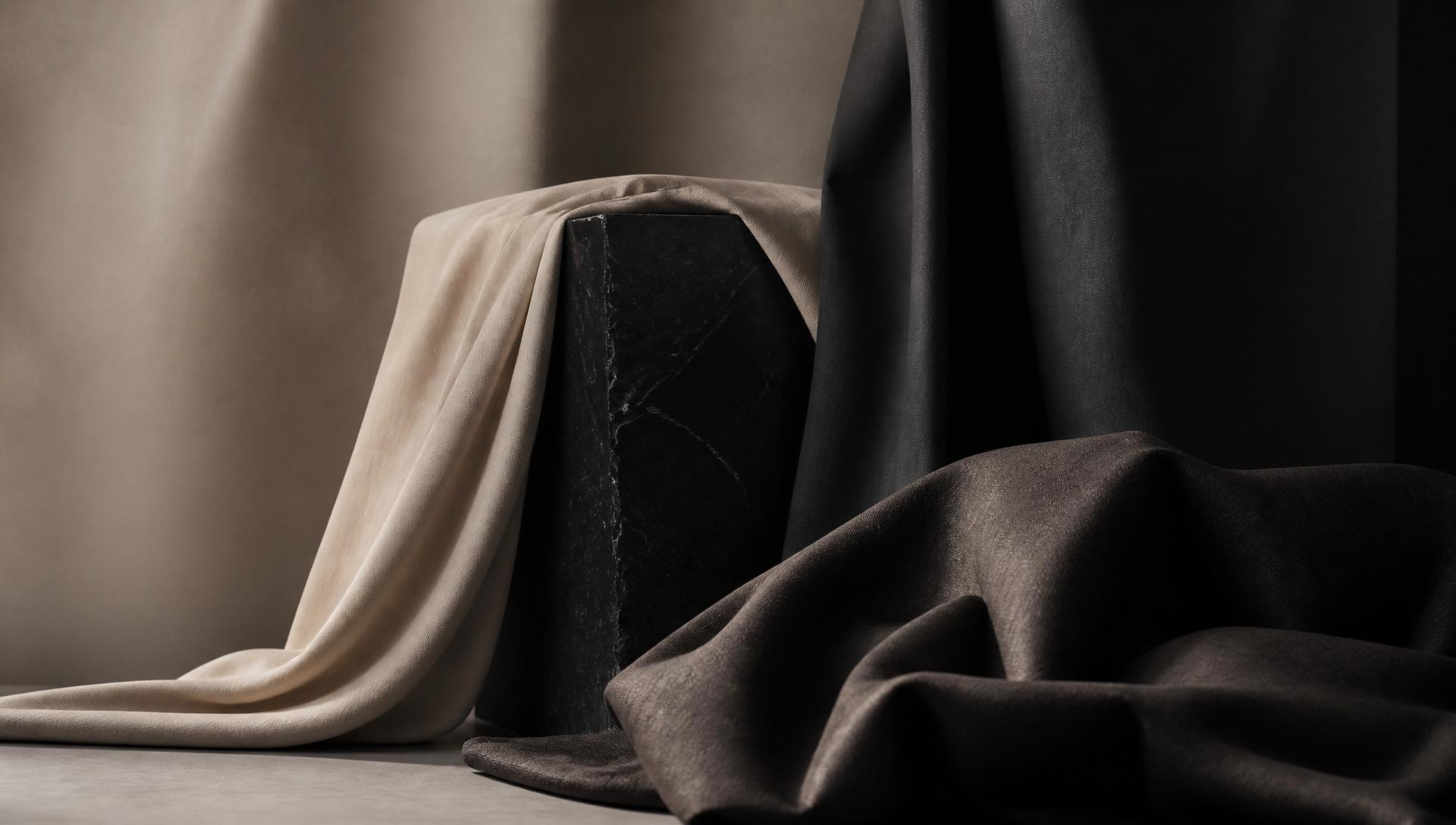 Minimal luxury studio composition